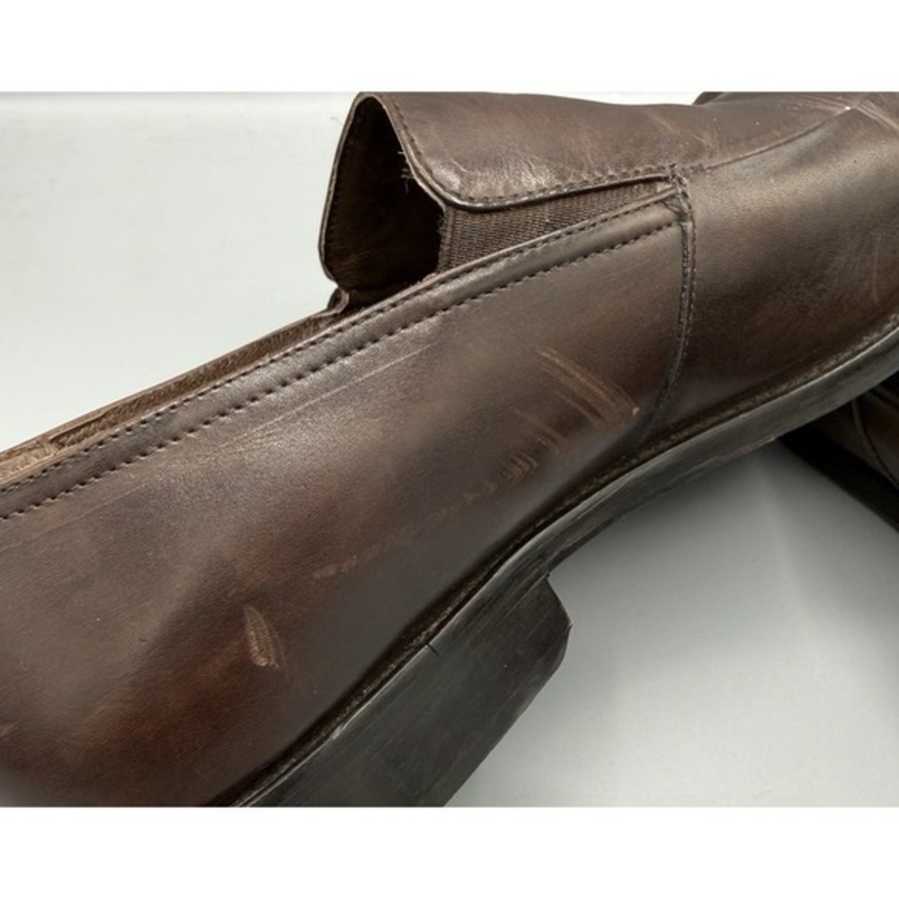 Banana Republic Men's Brown Leather Slip On Loafer Size 12‎ - Picture 4 of 13